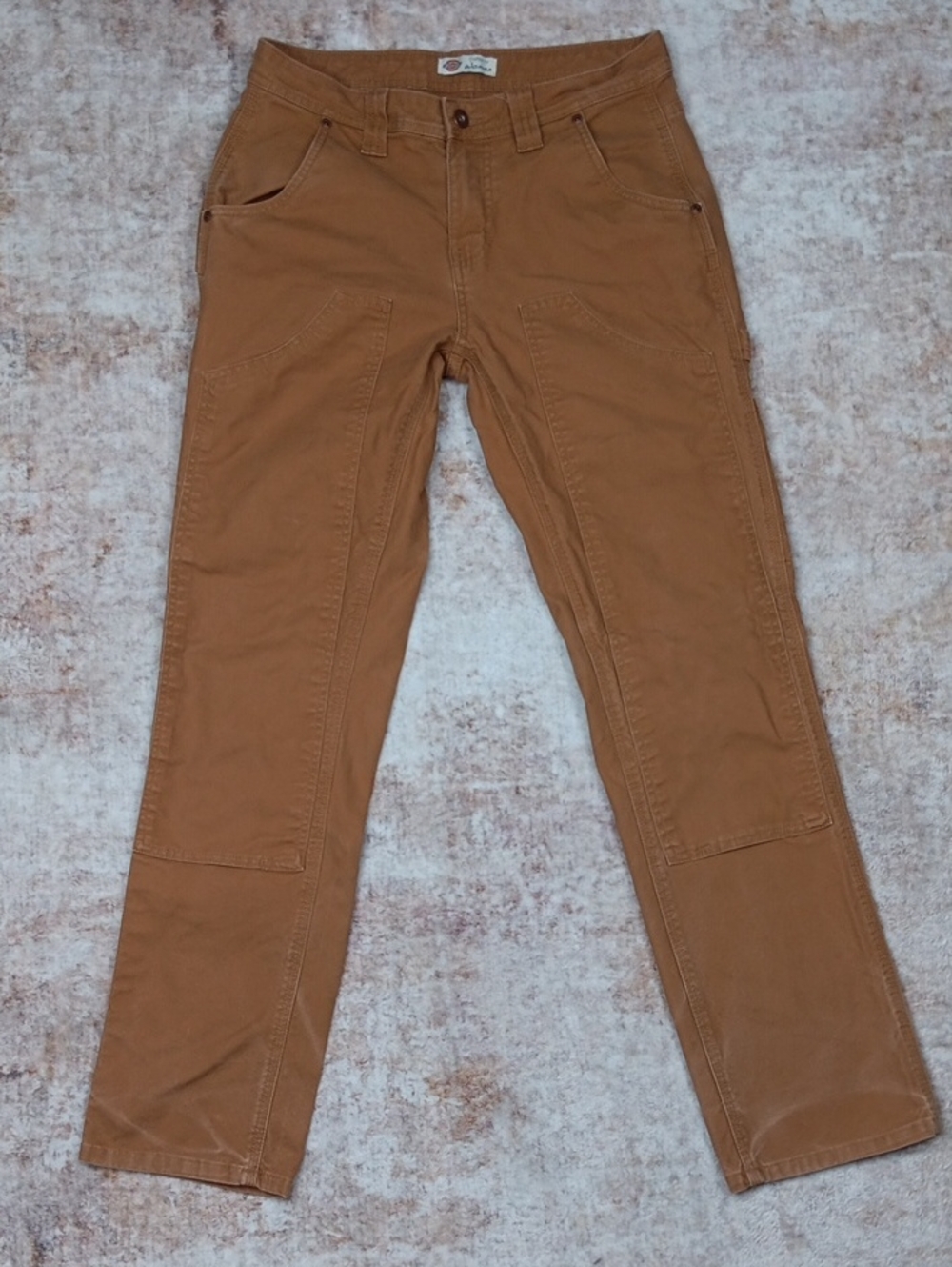 Dickies Double Knee Carpenter Khaki Pants Womens Size 2